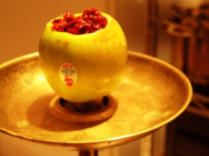 Apple Cup Garnish